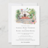 Puerto Vallarta Chapel Wedding Invitation Einladung (Vorderseite)