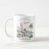 Puerto Vallarta Christmas | Personalized Photo Kaffeetasse (Links)