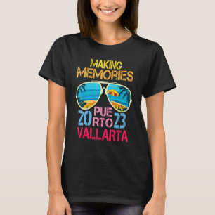 Puerto Vallarta Erinnerungen schaffen Mexiko Tropi T-Shirt
