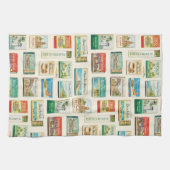Puerto Vallarta Matchbook Pattern Tea Towel Geschirrtuch (Horizontal)