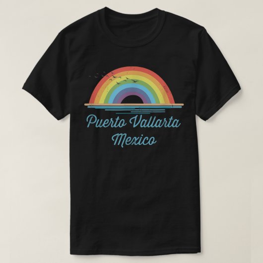 Puerto Vallarta Meico Souvenir Grafik T-Shirt (Design vorne)