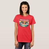 Puerto Vallarta Mexico Retro Emblem T-Shirt (Vorne ganz)