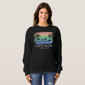 Puerto Vallarta Mexico Retro Mexican Resort Vacati Sweatshirt (Vorne ganz)