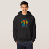 Puerto Vallarta Mexico Retro Throwback Surf & Beac Hoodie (Vorne ganz)