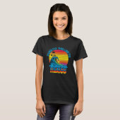 Puerto Vallarta Mexico Retro Throwback Surf & Beac T-Shirt (Vorne ganz)