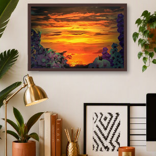 Puerto Vallarta Mexico Sonnenuntergang 2584 Kunstp Poster