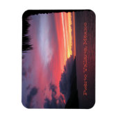 Puerto Vallarta, mexikanischer Sonnenuntergangsmag Magnet (Vertikal)