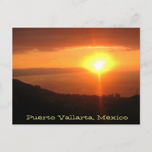 Puerto Vallarta, Mexiko Andenken Postkarte (Vorderseite)