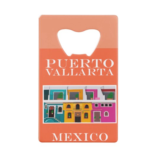 Puerto Vallarta Mexiko Geldbeutel Flaschenöffner (Vorderseite)