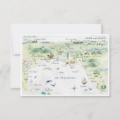 Puerto Vallarta, Mexiko | Karte für Hochzeiten (Vorderseite)