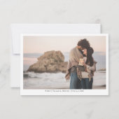 Puerto Vallarta, Mexiko | Karte für Hochzeiten (Rückseite)