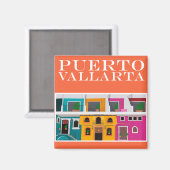 Puerto Vallarta Mexiko Magnet (Vorderseite/Rückseite)