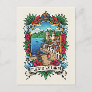 Puerto Vallarta Mexiko Reise Postkarte