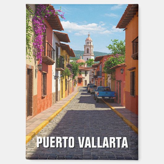 Puerto Vallarta Mexiko Reisen Magnet (Vorderseite)