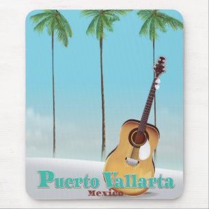 Puerto Vallarta Mexiko Reiseplakat Mousepad