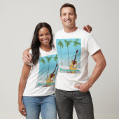 Puerto Vallarta Mexiko Reiseplakat T-Shirt (Unisex)