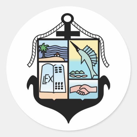 Puerto Vallarta, Mexiko Runder Aufkleber (Vorderseite)