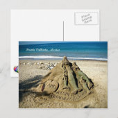 Puerto Vallarta Mexiko Strandbad Kunst, Dichtung u Postkarte (Vorne/Hinten)