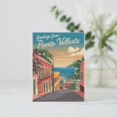 Puerto Vallarta Mexiko Vintag Postkarte (Stehend Vorderseite)