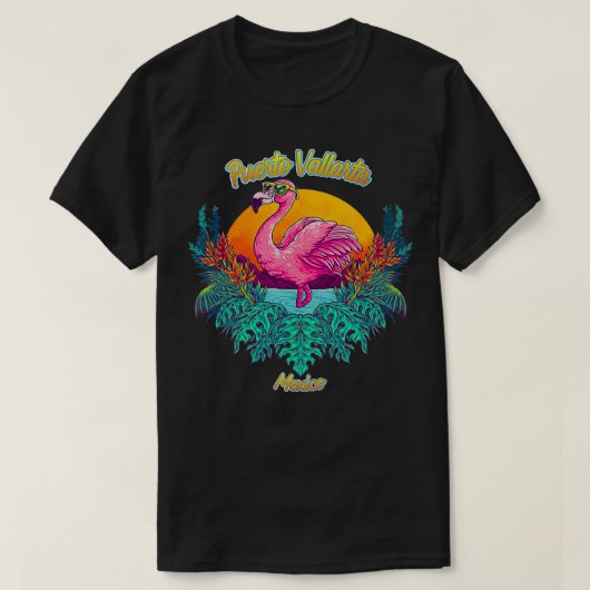 Puerto Vallarta Souvenir Mexiko Erinnerung T-Shirt (Design vorne)