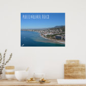 Puerto Vallarta Stadt Mexiko Poster (Küche)