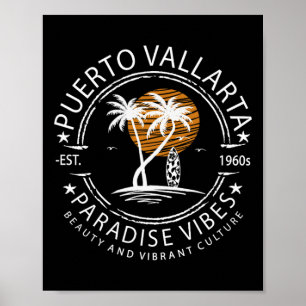 Puerto Vallarta Strand Mexiko Urlaub Tropisch Somm Poster
