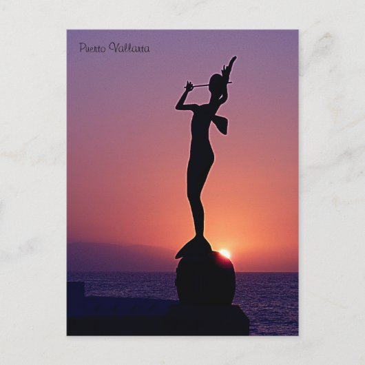 Puerto Vallarta Sunset Postkarte (Vorderseite)