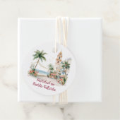 Puerto Vallarta | Tropical Christmas Gift Tag Geschenkanhänger (Beispiel)