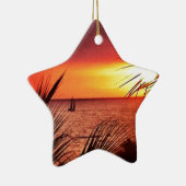 Puerto- Vallartasonnenuntergang Keramikornament (Rechts)