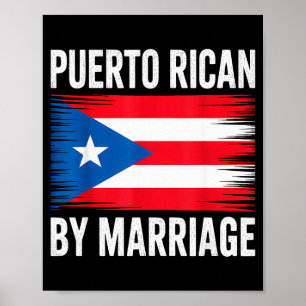 Puertoricaner durch Heirat Puerto Rico Poster