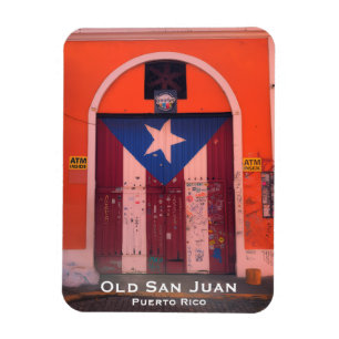 Puertoricanische Flagge - Alt-San Juan - Boricua! Magnet