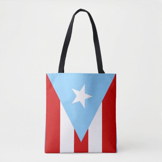 Puertoricanische Flaggen Tasche (Vorderseite)