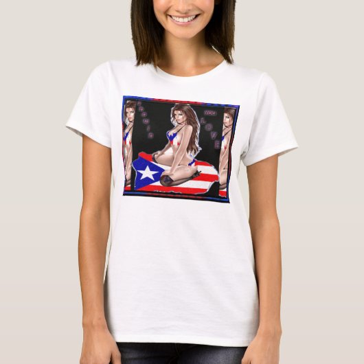 puertoricanlady T-Shirt (Vorderseite)