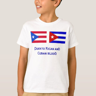 PuertoRico_flag, Cuba_flag, Puertorikaner und Cu… T-Shirt