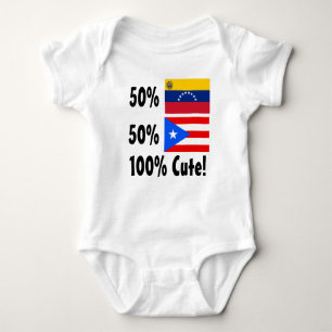 Puertorikaner 100% 50% Venezolaner-50% niedlich Baby Strampler