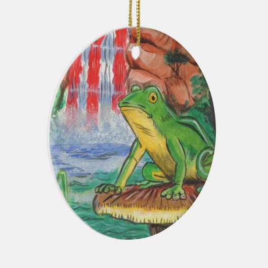 Puertorikaner Coqui Keramik Ornament (Rechts)