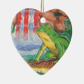 Puertorikaner Coqui Keramikornament (Rechts)