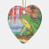 Puertorikaner Coqui Keramikornament (Links)