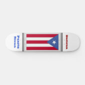 Puertorikanisch - Boricua Skateboard (Horizontal)