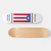 Puertorikanisch - Boricua Skateboard (Horizontal)
