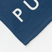 Puertorikanische Flagge Fleecedecke (Ecke)