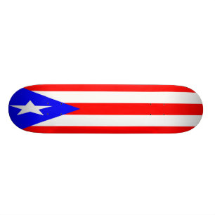 Puertorikanische Flagge Skateboard