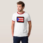Puertorikanische Flagge T-Shirt (Vorne ganz)