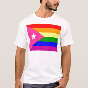 Puertorikanische Gay Pride-Flagge T-Shirt