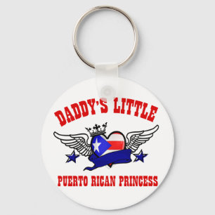 puertorikanische Prinzessinentwürfe Schlüsselanhänger