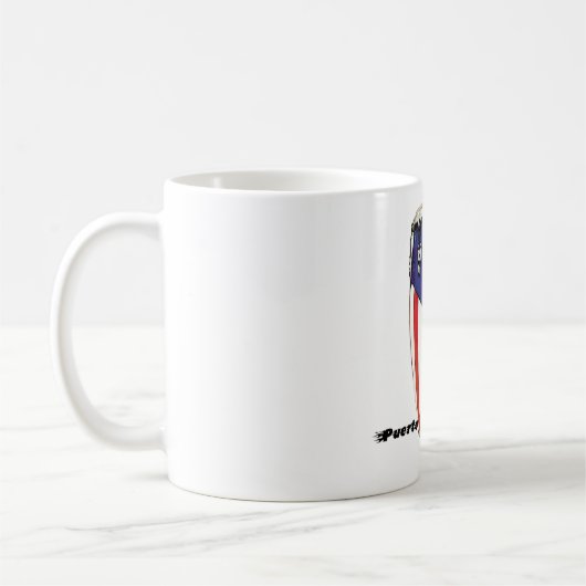 Puertorikanische Trommel-Tasse Kaffeetasse (Links)