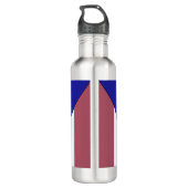 Puertorikanischer Stolz Edelstahlflasche (Rückseite)