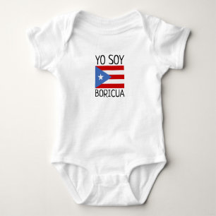 Puertorikanisches Baby Yo Sojabohnenöl Boricua Baby Strampler
