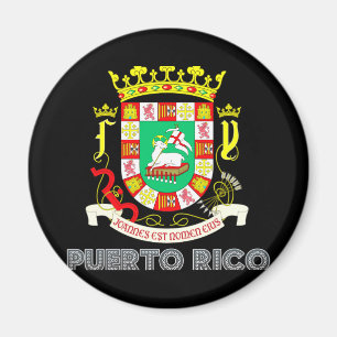 Puertorikanisches Emblem Magnet