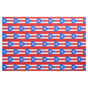 Puertorikanisches Flaggengewebe Stoff
